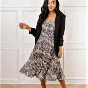 GILLI BOHO SNAKE PRINT  DRESS